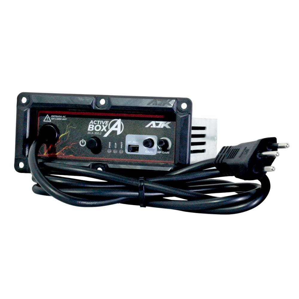 Amplificador Active Box AJK 350.2 RCA 350 Watts Rms 2 Canais - Bivolt