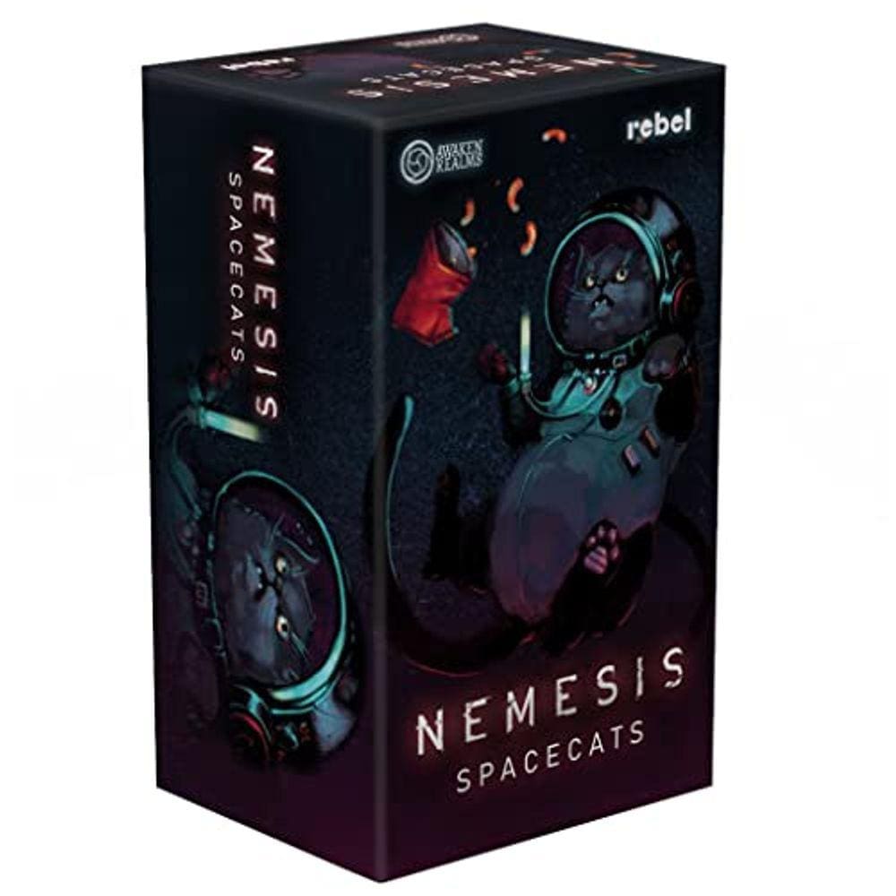 Awaken Realms Nemesis Space Cats Miniaturas colecionáveis | Sci-Fi Horror Game Estratégia Aventura Cooperativa, Idades 14 + 1-5 Jogadores Média Playti