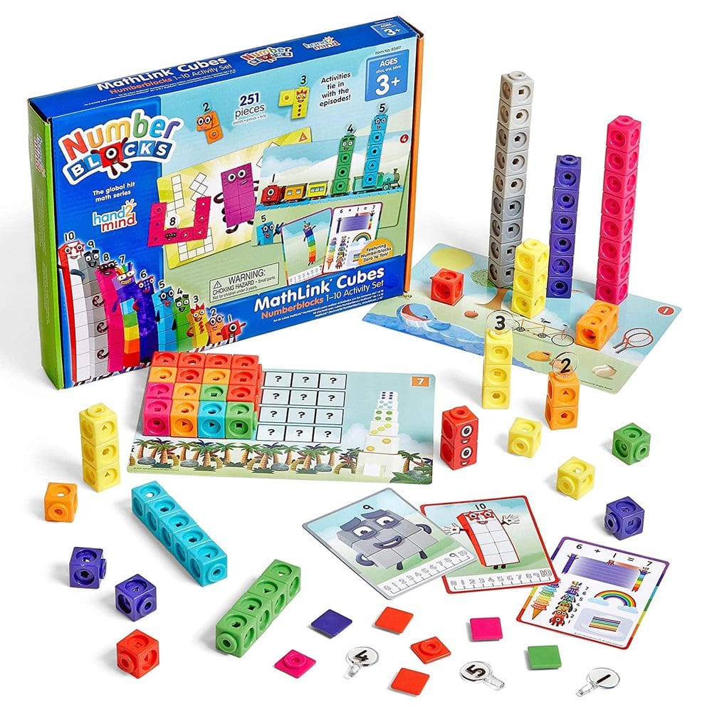 Conjunto de Atividades em Cubos MathLink 1-10 Hand2Mind