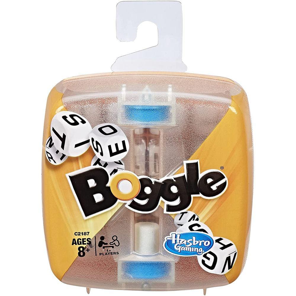 Jogo de tabuleiro Boggle Classic, Hasbro Gaming, jogo de busca de palavras frente a frente.