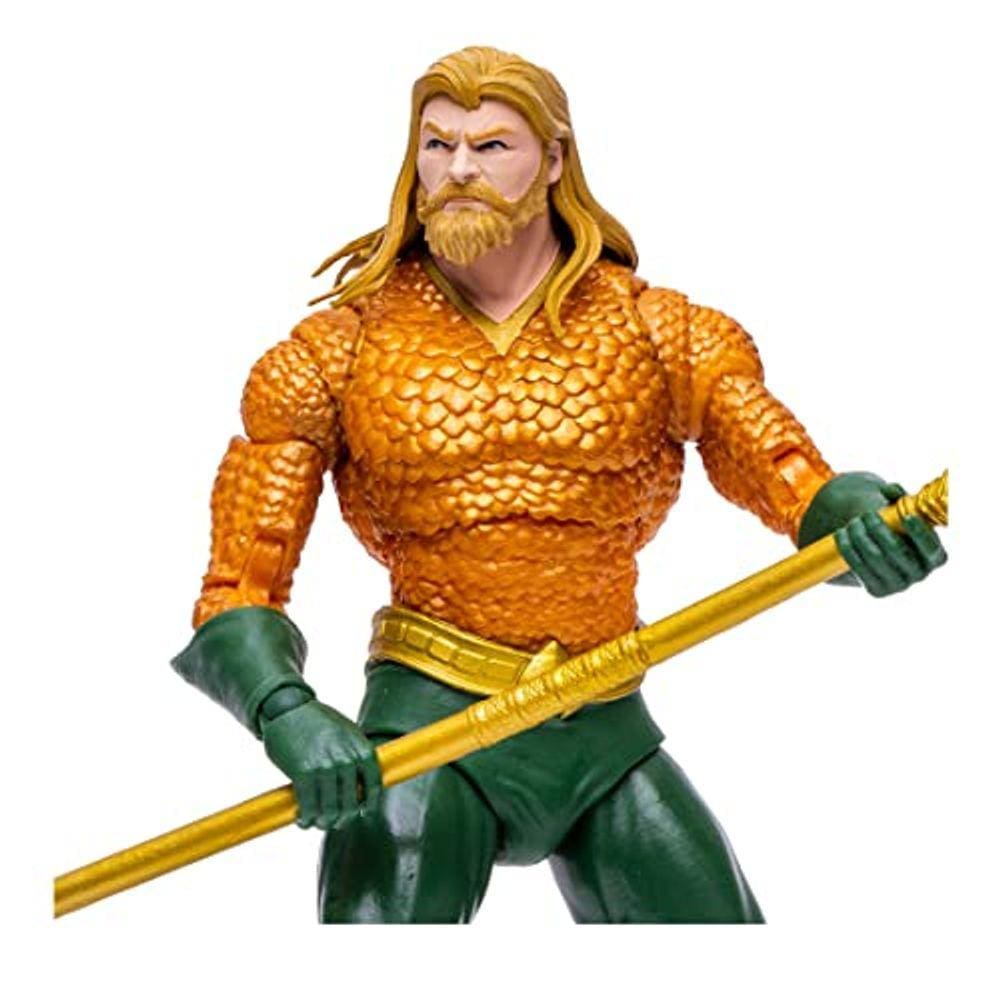 Figura Aquaman Multiverso 7” Inverno Sem Fim com Acessórios