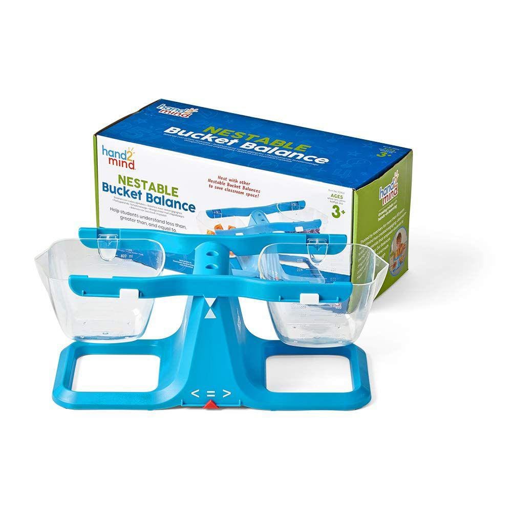Balde Azul Balanceador, Escala de Balde Duplo para Líquidos e Sólidos