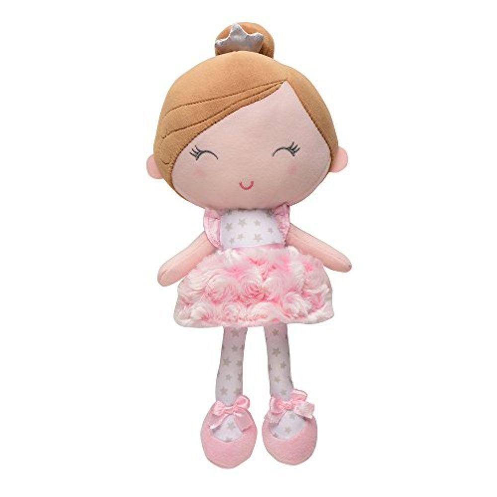 Baby Starters Plush Snuggle Buddy Baby Doll, boneca Annette macia