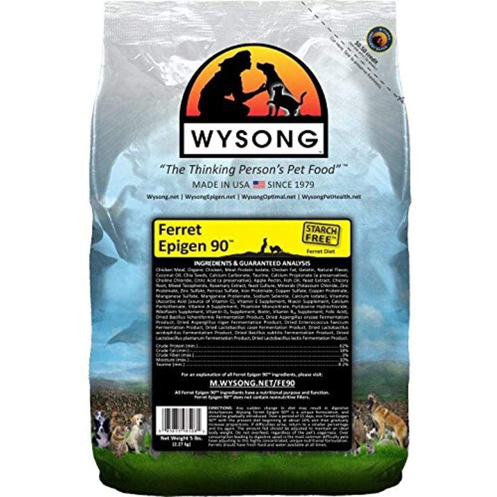 Ração l Livre de Amido para Furões - Wysong Ferret Epigen 90
