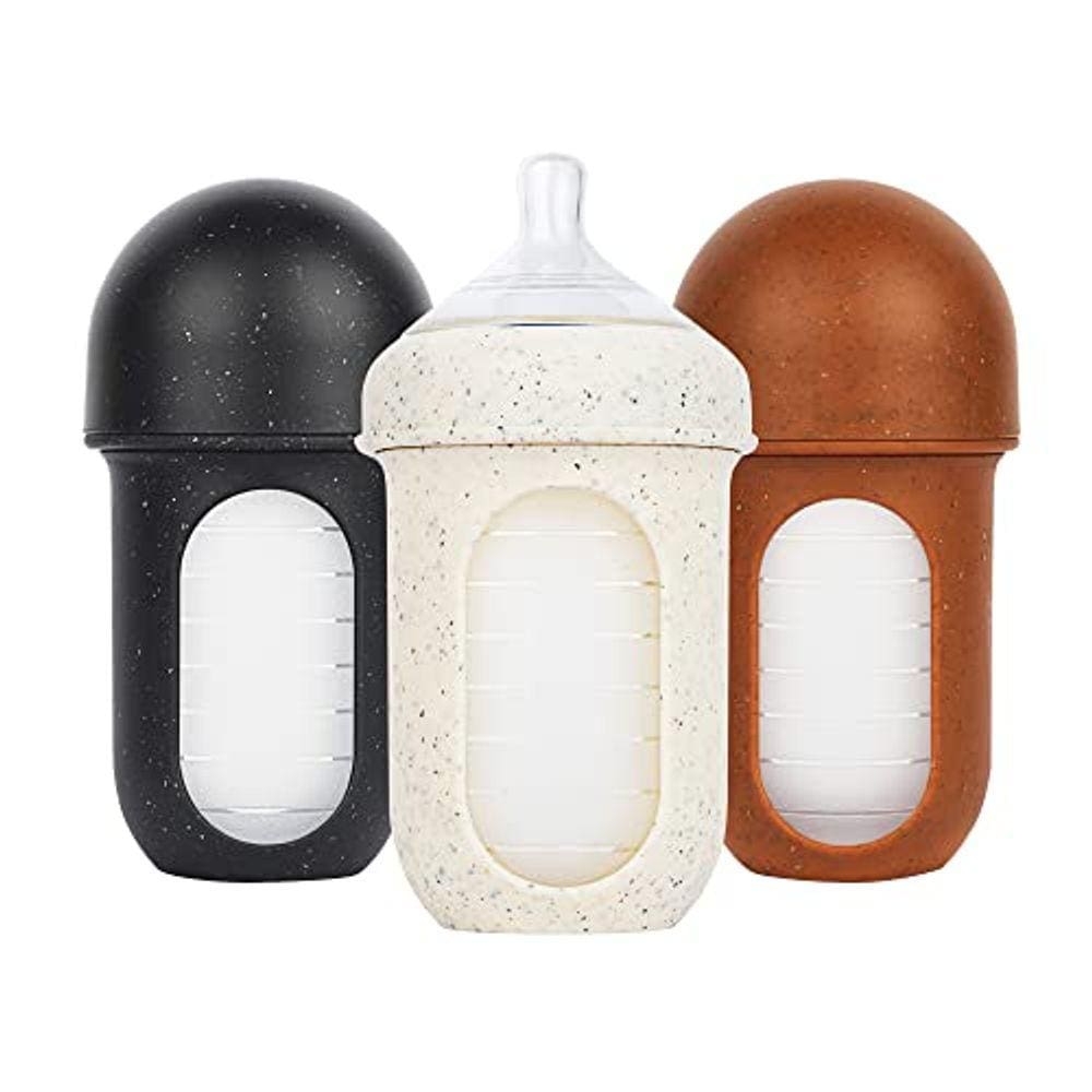 Garrafas de silicone reutilizáveis Boon NURSH - 226ml - Tie Dye (3pk)