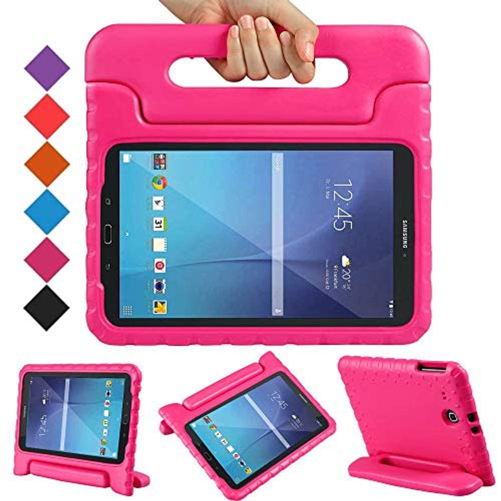 BMOUO Kids Case para Samsung Galaxy Tab E 9.6 - Shockpromado Light Weight Protection Conversível Handle Stand Kids Case for Samsung Galaxy Tab E / Tab