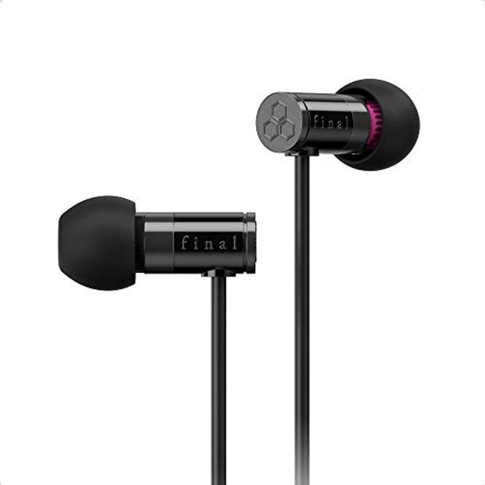 fones de ouvido isoladores in-ear in-ear finais do E1000, driver dinâmico de 6,4 mm, contrata cabo certificado, durável, premiado, projetado no Japão