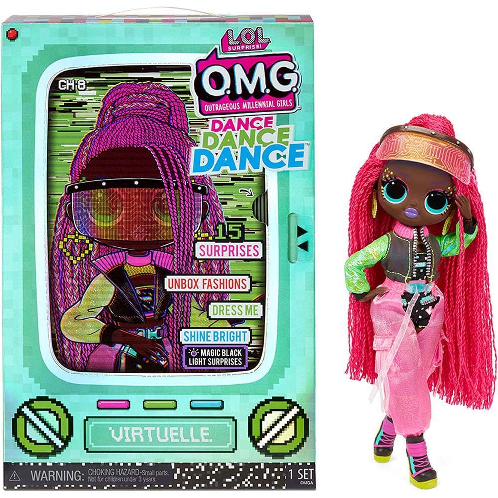 Boneca de Dança Virtual com Luz Negra e 15 Surpresas