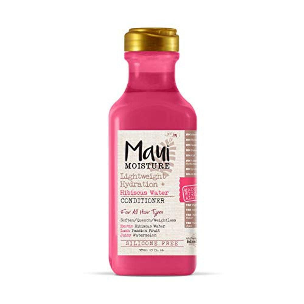 Condicionador de Água com Hibisco - Hidratação Leve, Sem Sulfatos, 13 fl oz