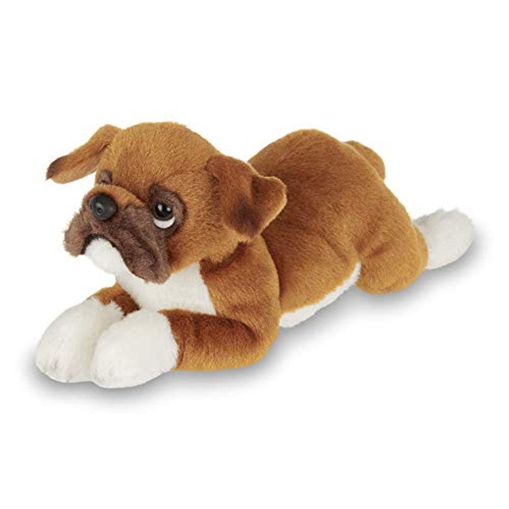 Rolaton Lil` Roscoe Pequeno Boxer de Pelúcia Animal De pelúcia Cão Cachorrinho, 8 polegadas