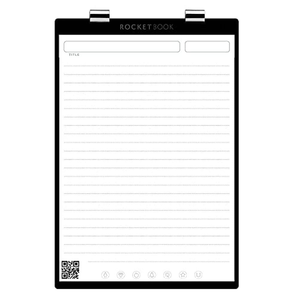 Rocketbook it Executive Page Pack - Smart Reutilizable Legal Pad - Forrado