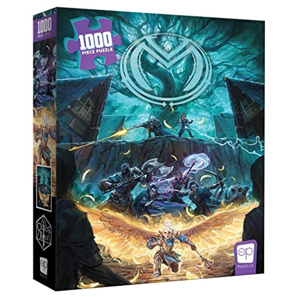 Papel crítico: Quebra-cabeça Vox Machina Heroes of Whitestone de 1000 peças | Quebra-cabeça colecionável com arte  | Mercadoria oficialmente licenciad