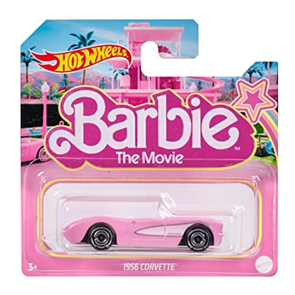 Carrinho Barbie Corvette 1956 Barbie O Filme, Hot Wheels 2023