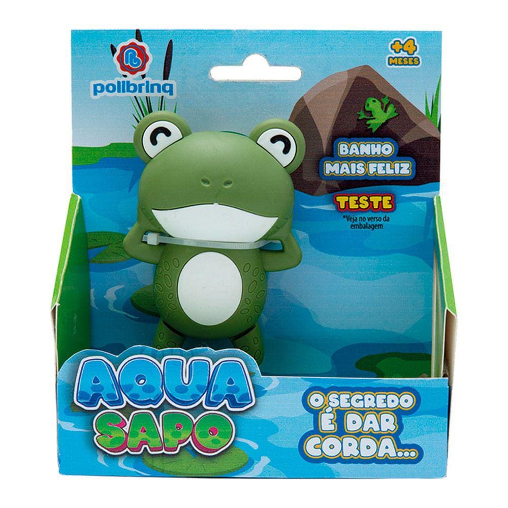 Brinquedo Aqua Sapo Polibrinq 3+ Anos 1 Unidade