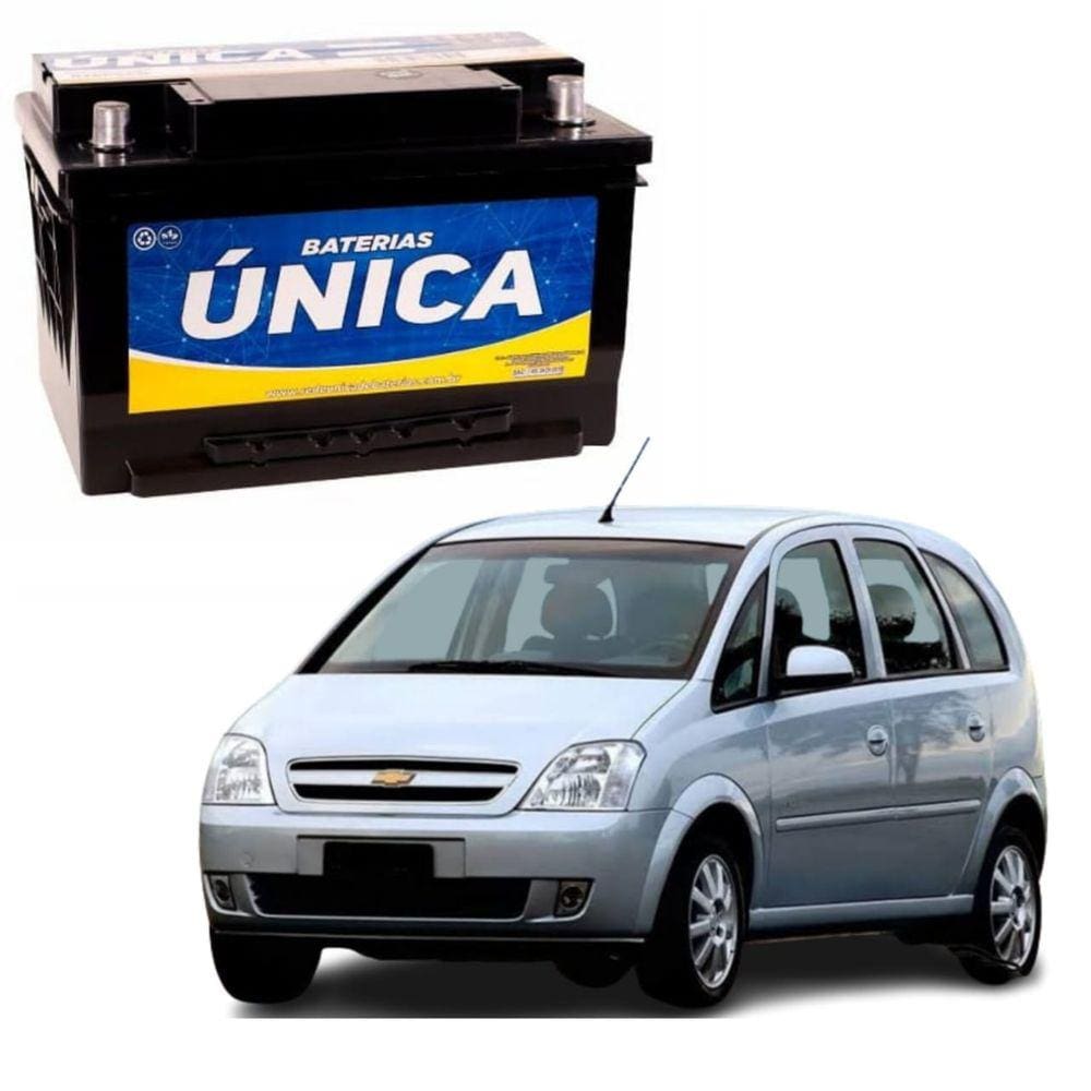 Bateria Chevrolet Meriva 60 Amperes ( Não pedimos bateria a base de troca )