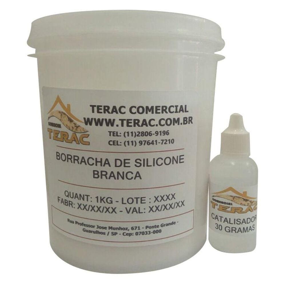 Borracha de Silicone para Moldes Branca 20kgs com catalisador - Terac