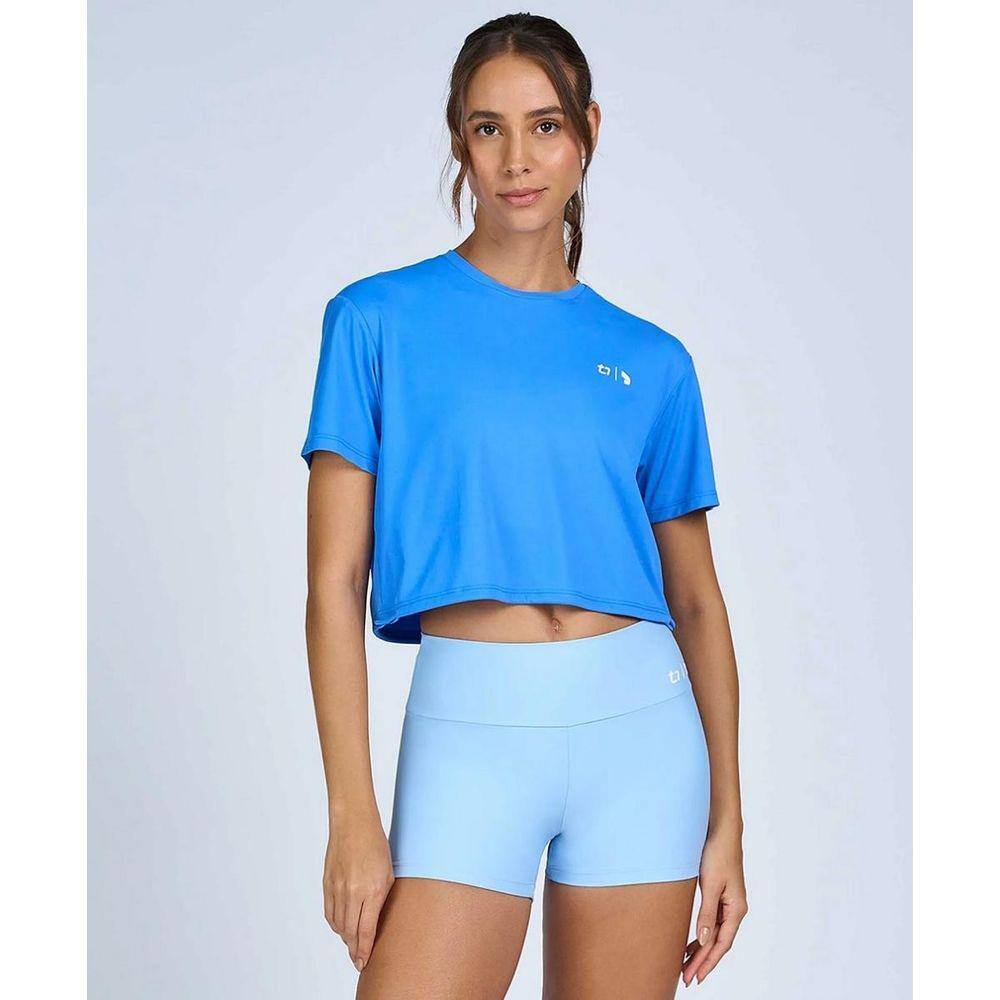 T-shirt Alto Giro Cropped Tn Ag Play Time Feminina Ref:2331711