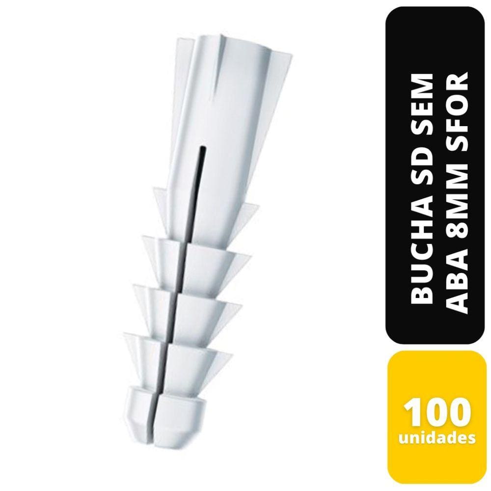 KIT C/100 BUCHA SD SEM ABA 8 x 40mm SFOR