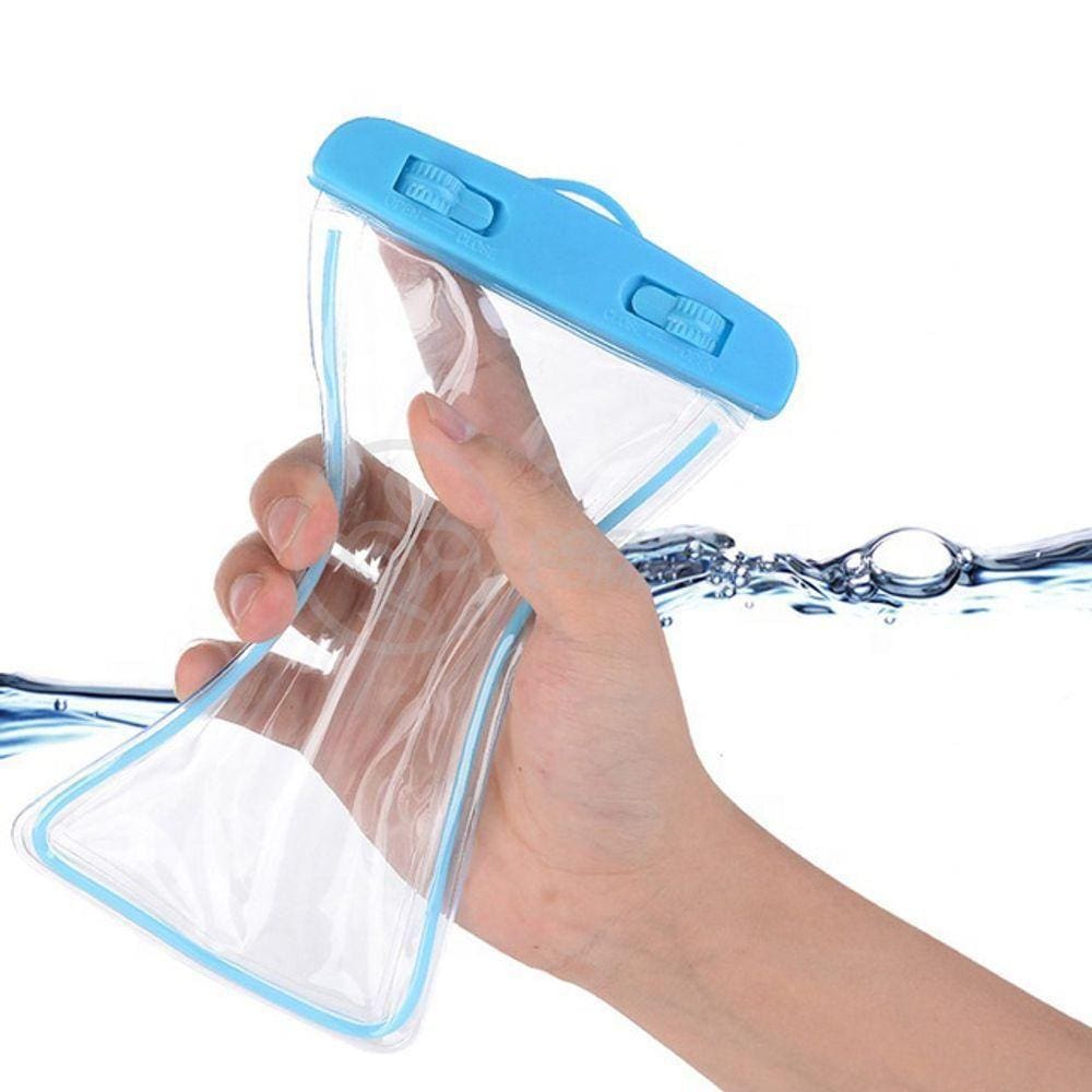 Capa Bolsa A Prova Dágua Impermeável Universal Para Azul