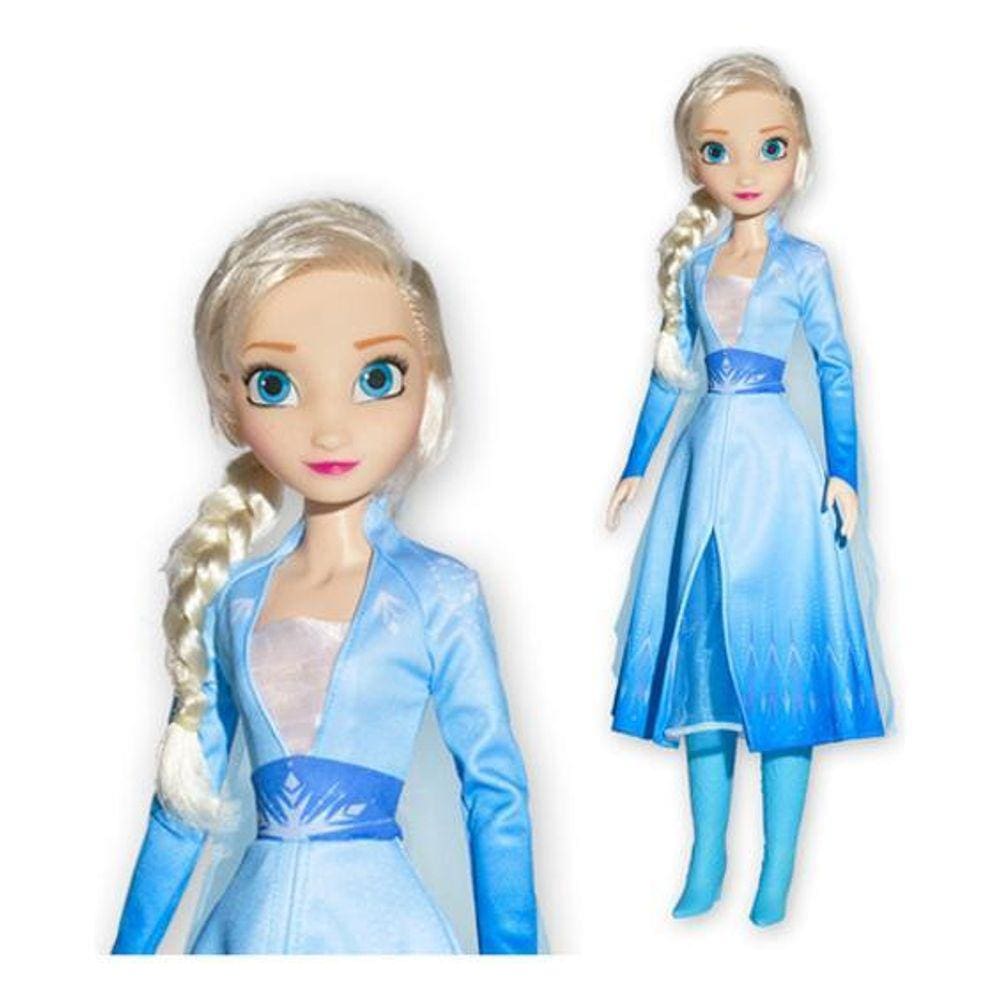 Boneca Elsa Grande Articulada 82cm Disney Frozen Lançamento