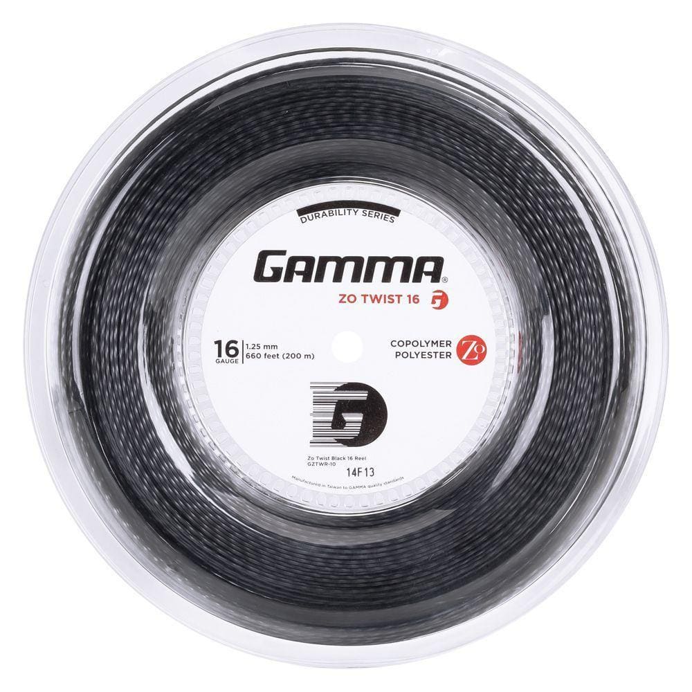 Corda Gamma Zo Twist 16L 1.25mm Preta Rolo com 200 metros