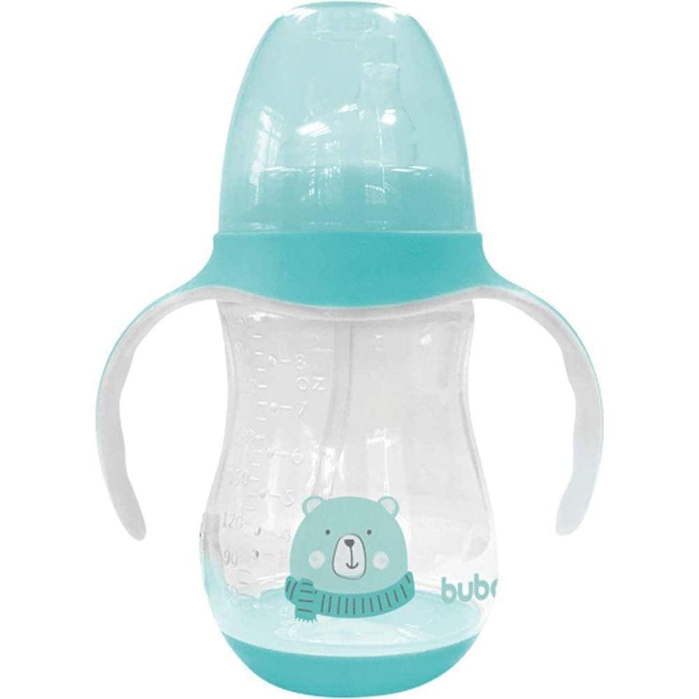 Copo com Alça Ursinho Azul 250ML - Buba