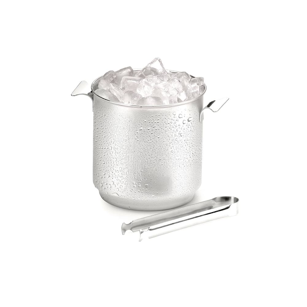Balde Aço Inox Para Gelo e Garrafas Pinça 1,3 Bar Forma