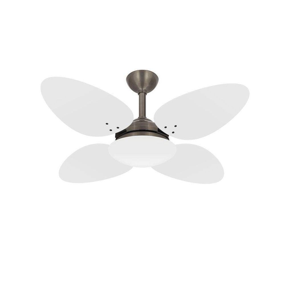 Ventilador De Teto Econômico 4 Pás Trevo Bronze Ventax 220V