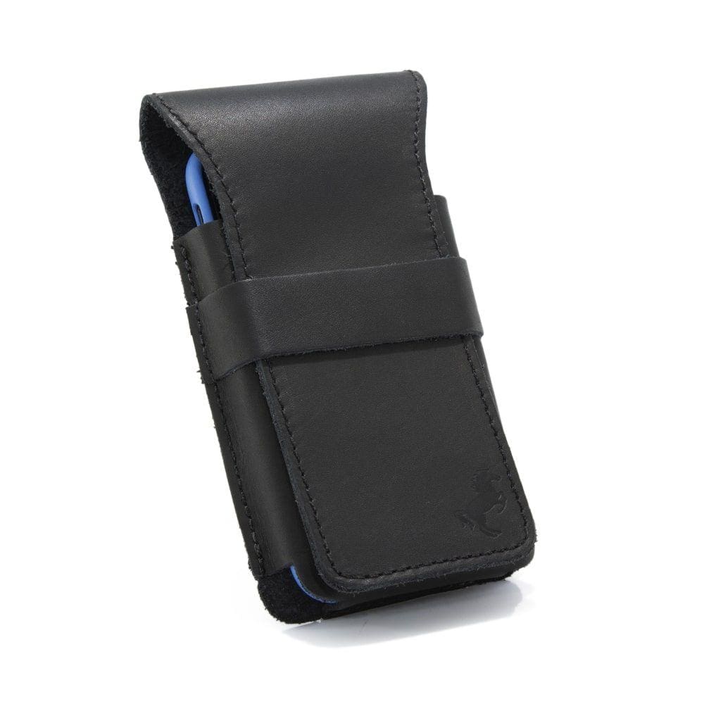 Capa Bainha Protetor Para Celular Smartphone Couro Portatil Resistente Passador Para Cinto