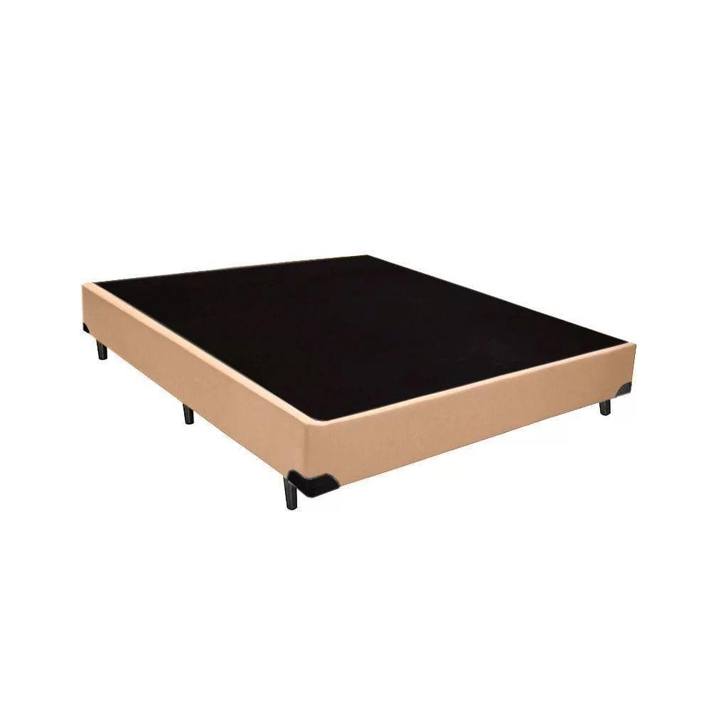 Base Box Casal Linhão Bege