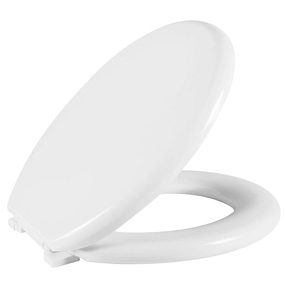 Assento Almofadado Aretuza Branco Tampa para Vaso Hervy