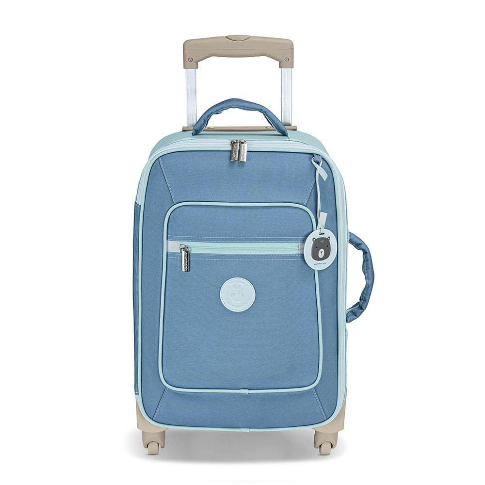 Mala de Rodinhas Colors Azul/Verde - Masterbag Baby