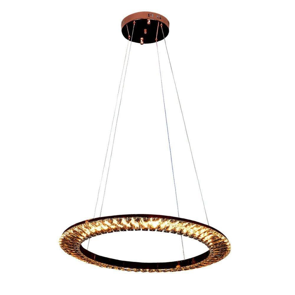 Pendente 1X30W 3000K 1650Lm Orbit Bella Iluminação Rosé Gold