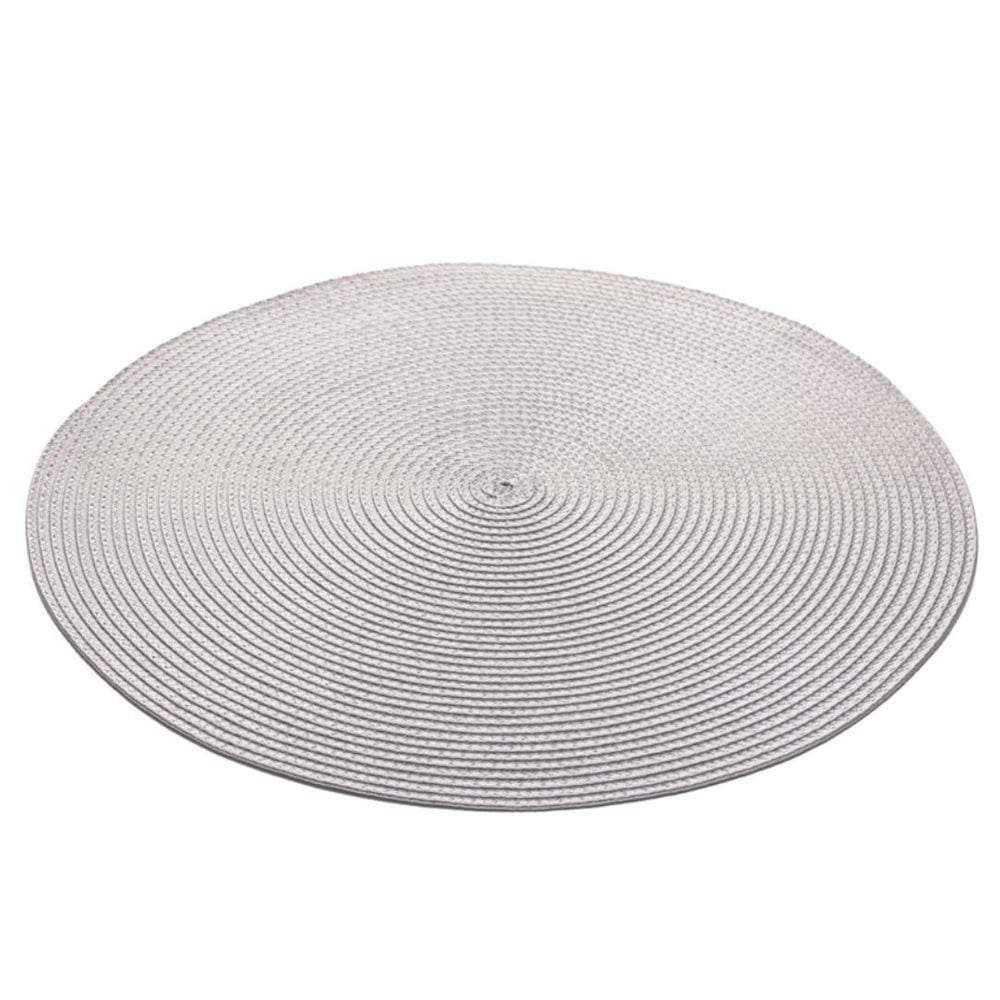 Jogo Lugar Americano Redondo Sousplat Mesa Posta 38Cm Lyor