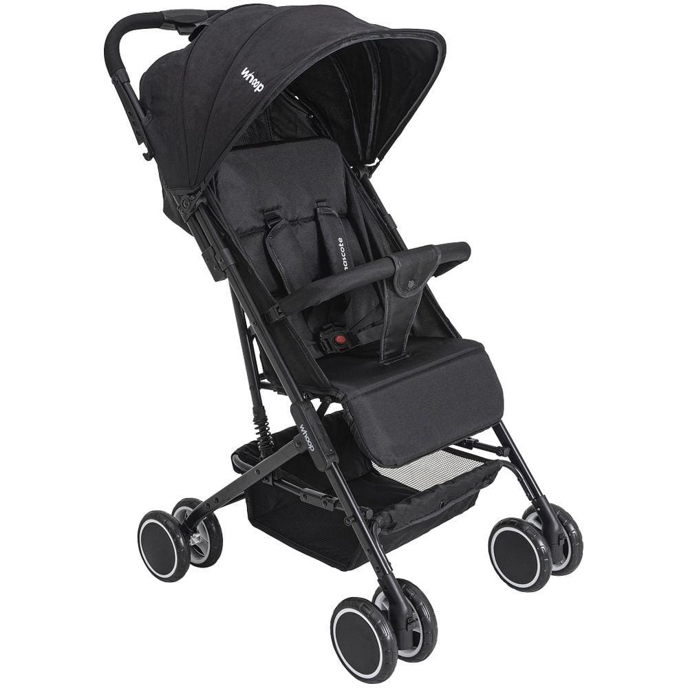 CARRINHO DE BEBE MASCOTE PRETo WHOOP - KIDDO