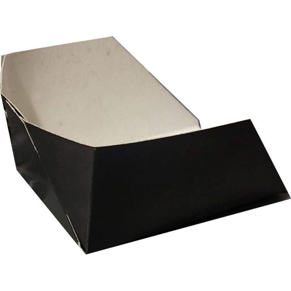 Embalagem para Mini Hot Dog Cachorro Quente Preto 50 un.