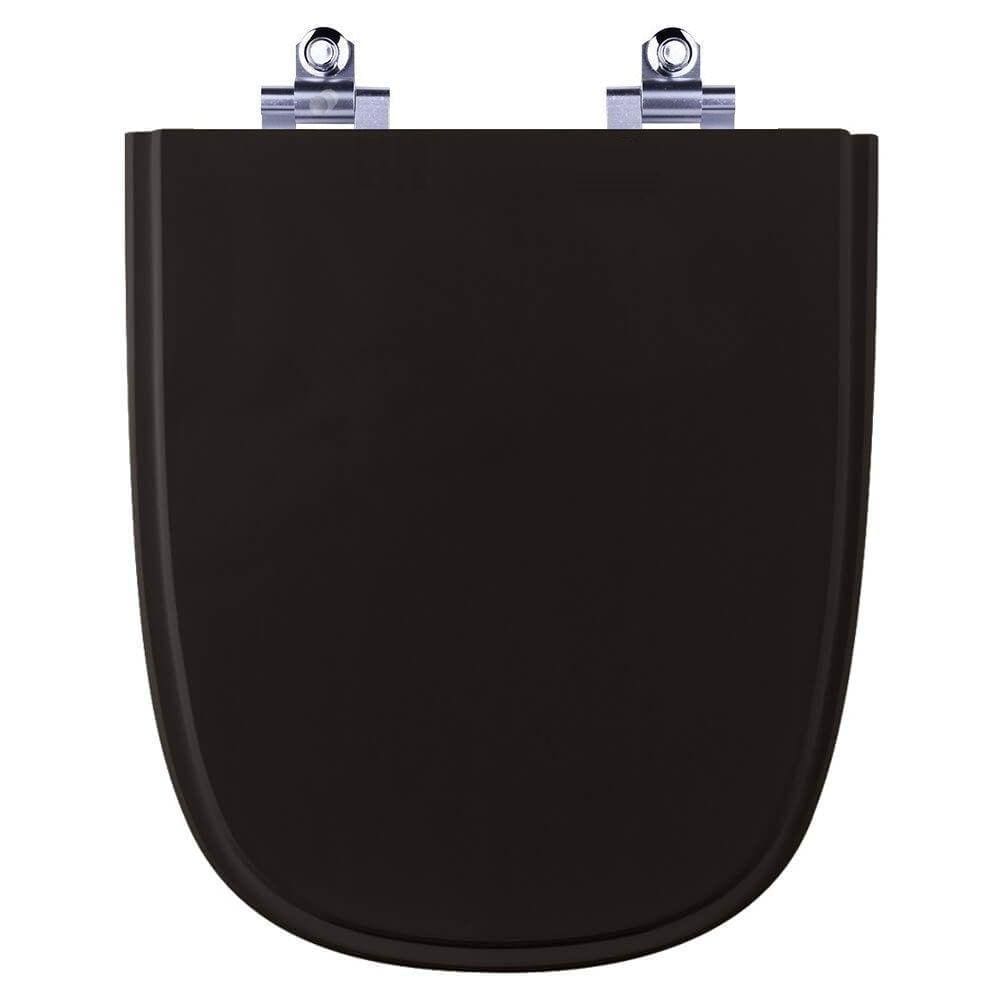 Assento Sanitário Laqueado Soft Close Ibiza Preto Laufen