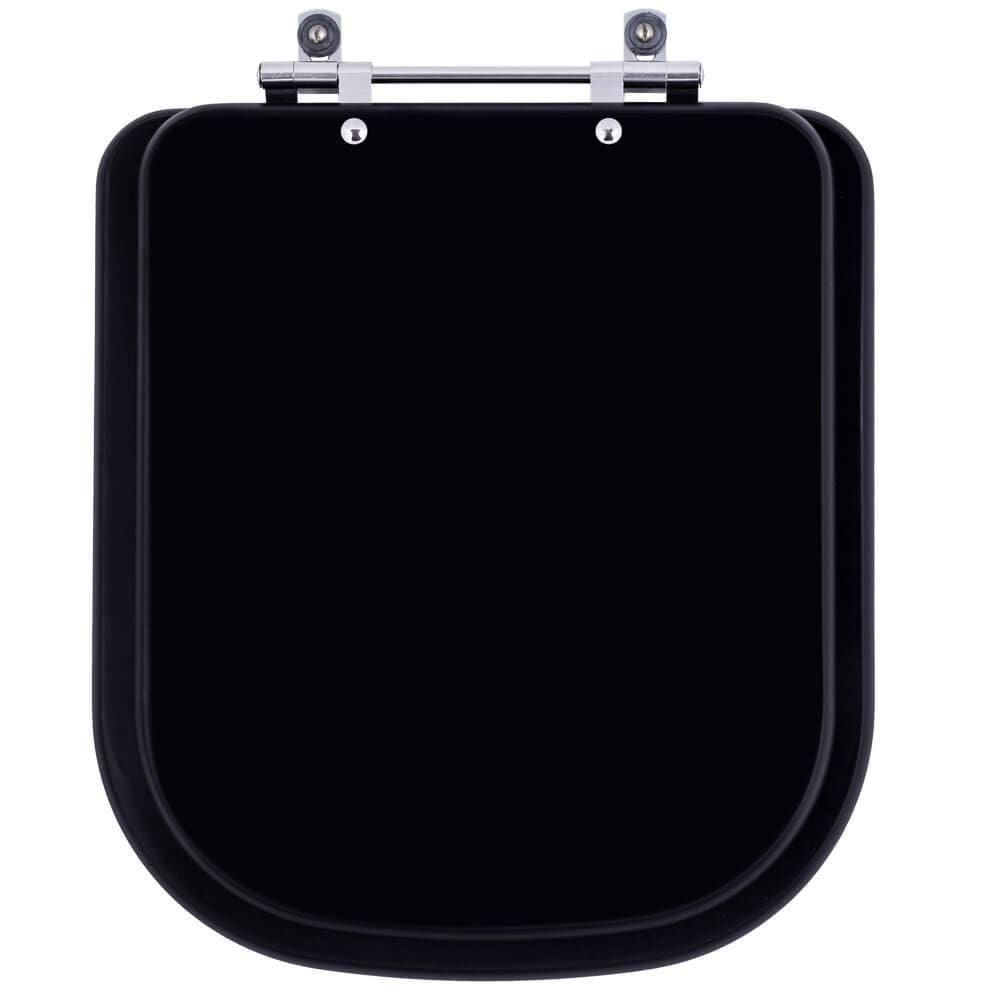 Assento Sanitário Modelo Elite Preto Para Vaso Celite 6Lpf