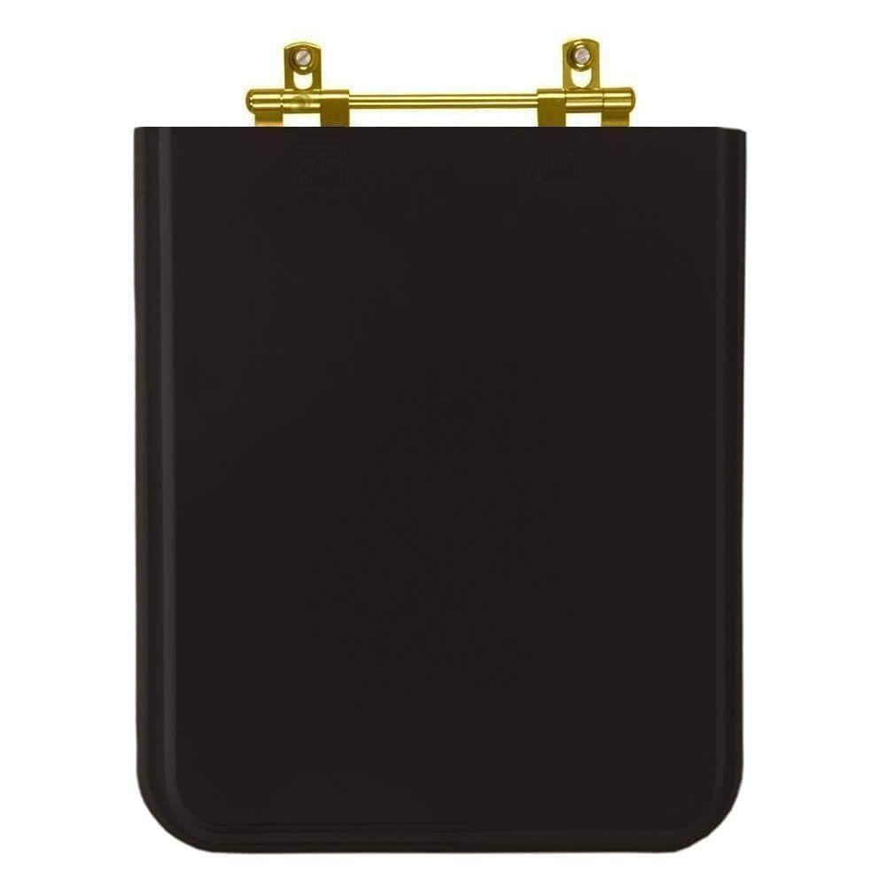 Assento Sanitario Square Preto Para Vaso Incepa