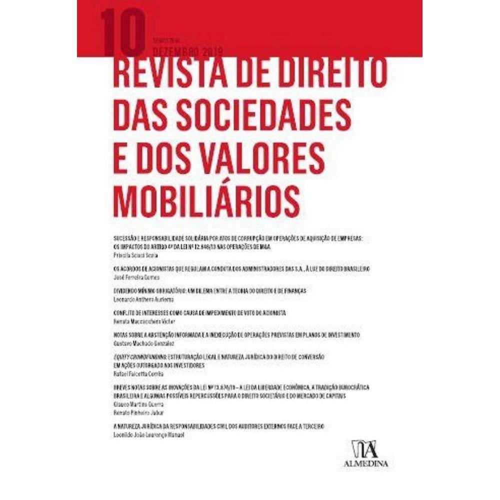 Revista De Direito Das Sociedades E Dos Valores Mobiliários