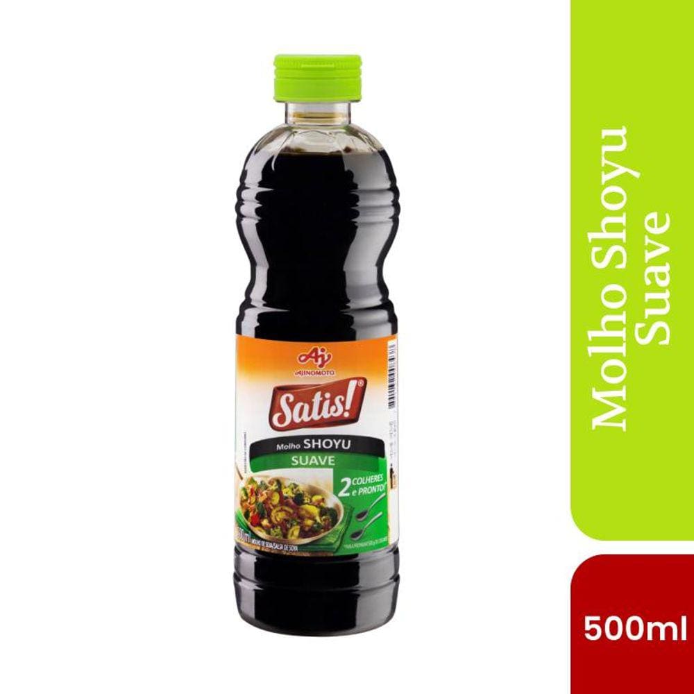 Molho Shoyu Satis! Sabor Suave 500ml
