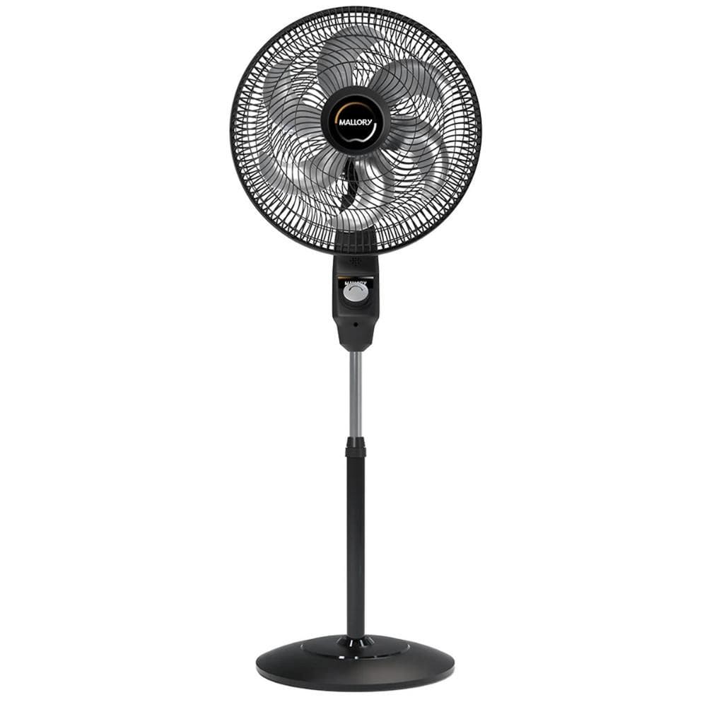 Ventilador de Coluna Mallory Éolo 40cm Preto e Grafite - 127V