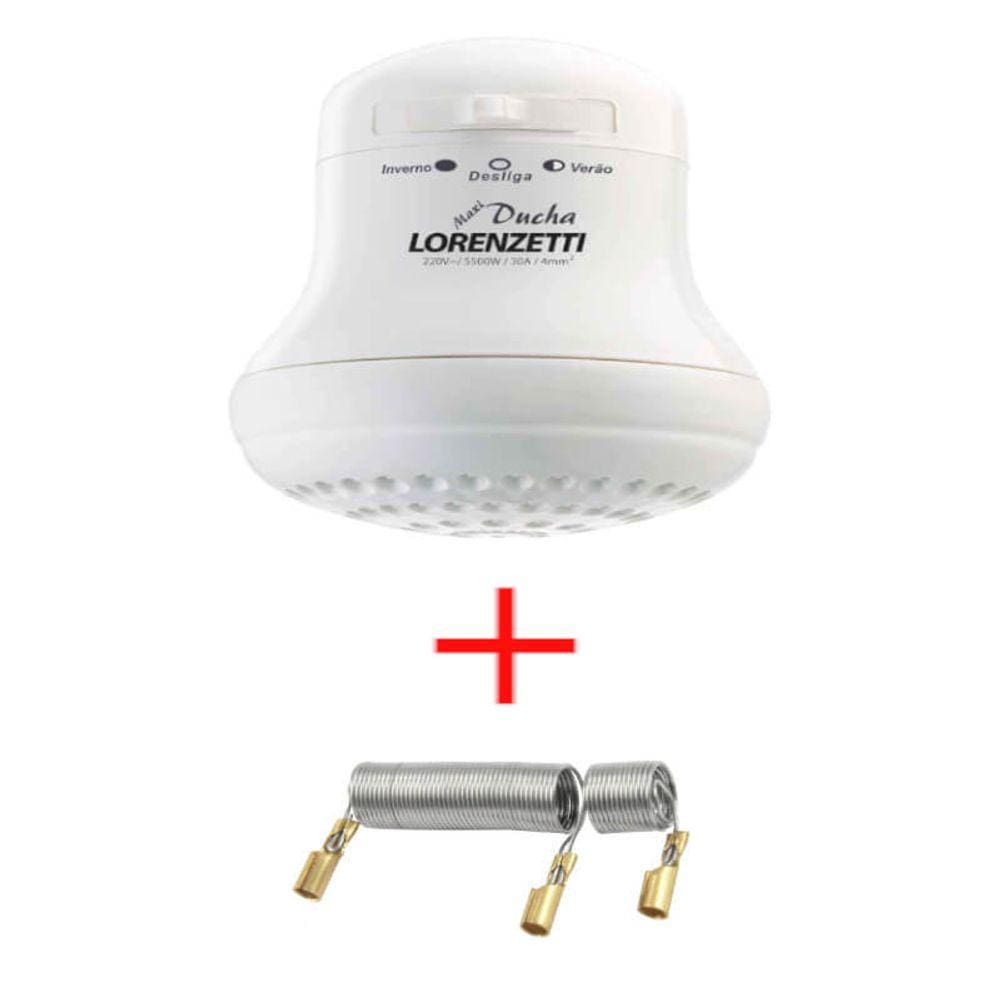 Chuveiro Maxi Ducha 5500w 127v Lorenzetti                          