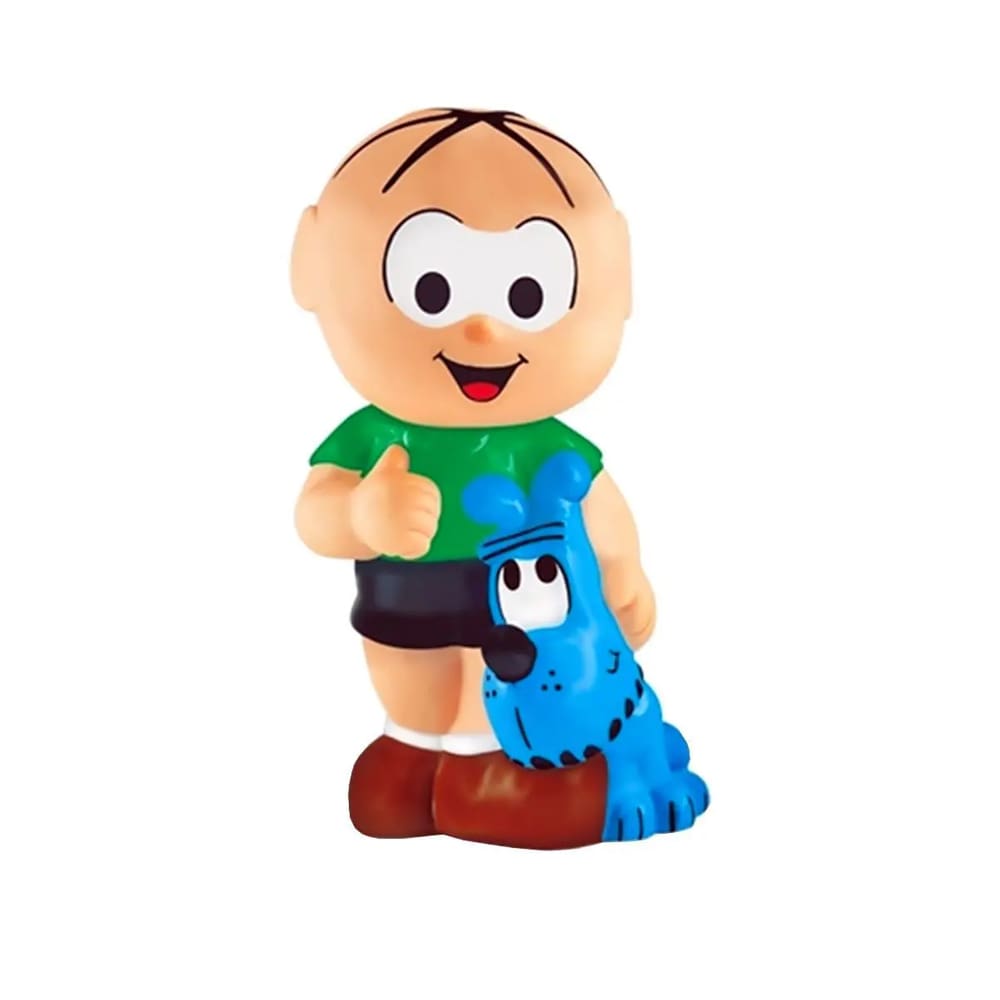 Boneco Cebolinha Turma da Mônica em Vinil Presente Infantil Lider Brinquedos