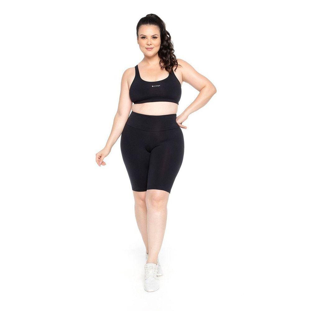 Bermuda Francesinha Trinys Suplex Power Plus Size Feminina