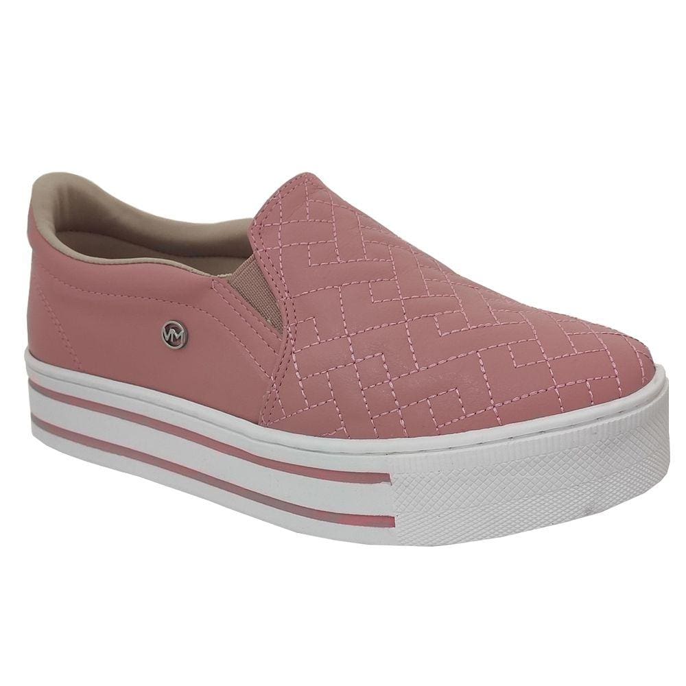 Tênis Feminino Via Marte Slip On Calce Facil 23-11810