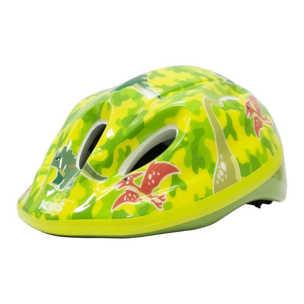 Capacete Infantil Shake Dino Bike Patins Kids Verde Dinossauro