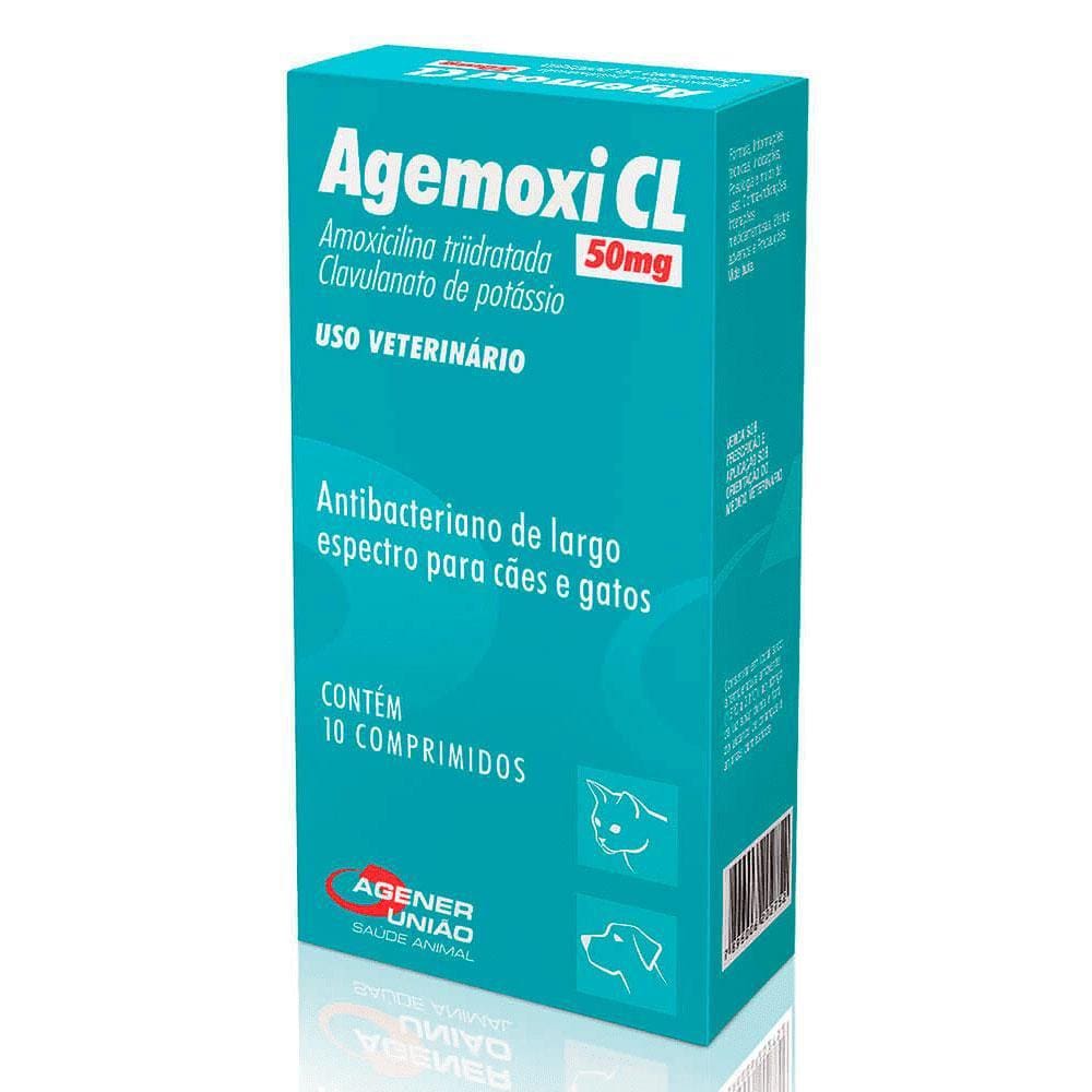 Agemoxi Cl Agener União 50Mg C/10 Comprimidos