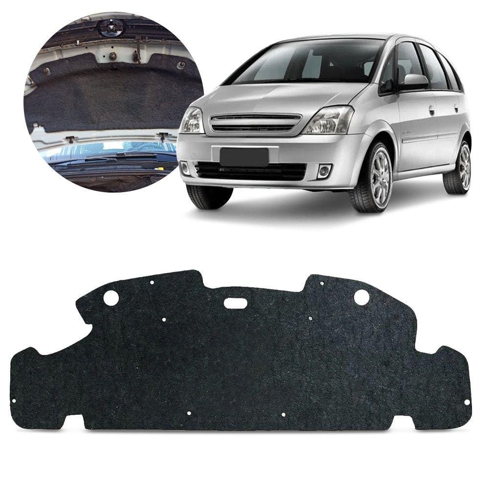 Forro Capô Manta Acústica Meriva 2002 a 2012 Antirruído Isolante com Presilha Grud Gtc 5086