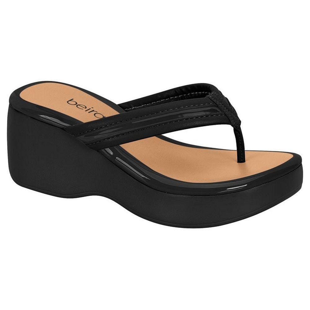 Tamanco Anabela Alto Feminino Beira Rio Confort 8455.305